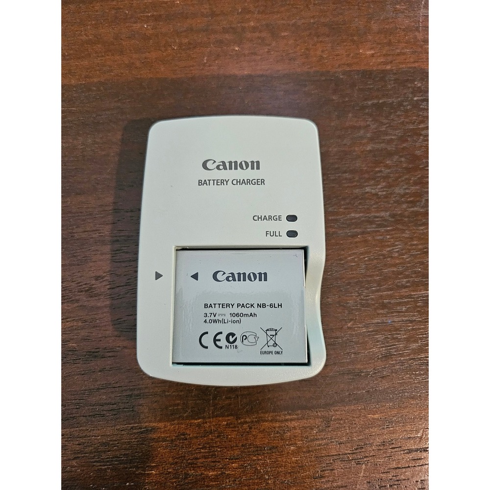 Canon Battery Charger CB-2LY & NB-6LH Battery Unisex OS Gray PowerShot Accessory